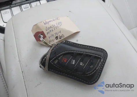 2020 Lexus Ls 500 Inspiration Series z USA, uszkodzony, nr VIN JTHG5LGF0L5007614